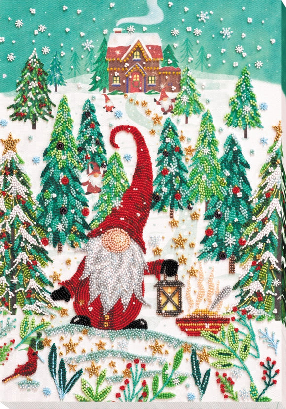 Visiting the gnomes Abris Art. Bead embroidery kit