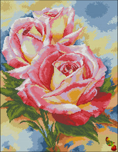 Roses varieties Caribia DIY Bead Embroidery kit