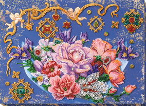 Magical flowers Abris Art. Bead embroidery kit