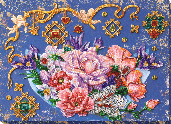 Magical flowers Abris Art. Bead embroidery kit