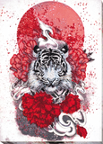 White Tiger Abris Art. Bead embroidery kit