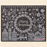 Silver sparks CHRISTMAS Abris Art. Bead embroidery kit