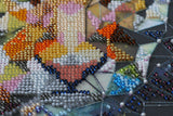 Constellation Tiger Abris Art. Bead embroidery kit