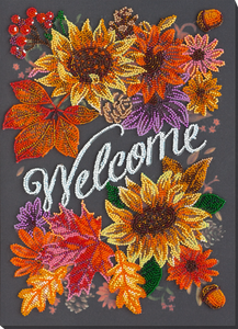 "Welcoming Autumn" Abris Art. Bead embroidery kit