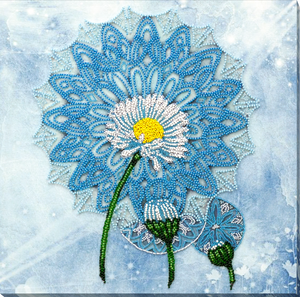 Season of daisies Abris Art. Bead embroidery kit