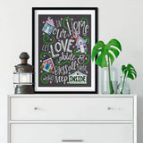 "Love in the hous" Abris Art. Bead embroidery kit