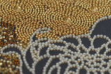 Black chrysanthemum Abris Art. DIY BEAD KIT