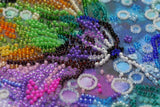 "Rainbow Heart" Abris Art. Bead embroidery kit