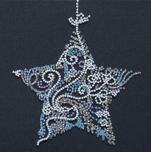 Lace star Abris Art. Bead embroidery kit