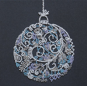 Lace ball Abris Art. Bead embroidery kit