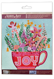 "Holiday tea party" Abris Art. Bead embroidery kit