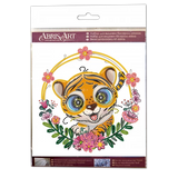 Happy tiger cub Abris Art. Bead embroidery kit