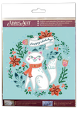 "Cat in a Scarf" Abris Art. Bead embroidery kit