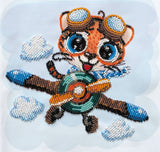 With the breeze! Abris Art. Bead embroidery kit