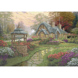 Bead Embroidery Kit DREAM HOUSE beads - Marlena.shop