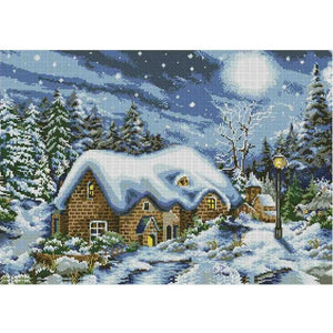 Bead Embroidery Kit WINTER LANDSCAPE - Marlena.shop