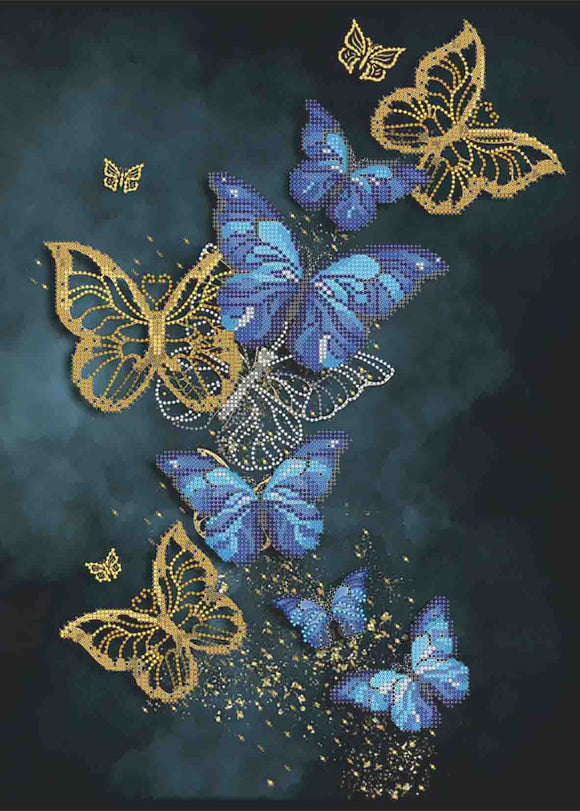 bead DIY Embroidery Kit Magic butterflies