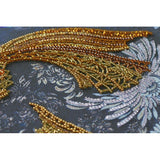 Money fish. Abris Art. Bead embroidery kit. DIY BEAD KIT