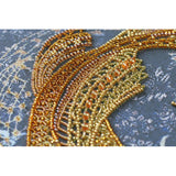 Money fish. Abris Art. Bead embroidery kit. DIY BEAD KIT