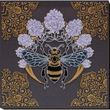 Bee in clover. Abris Art. Bead embroidery kit. DIY