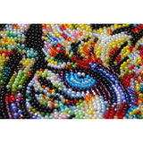 Colored tigers. Abris Art. Bead embroidery kit