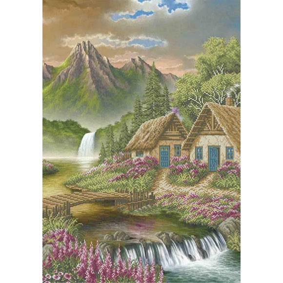 Bead Embroidery Kit ALPINE TREE - Marlena.shop