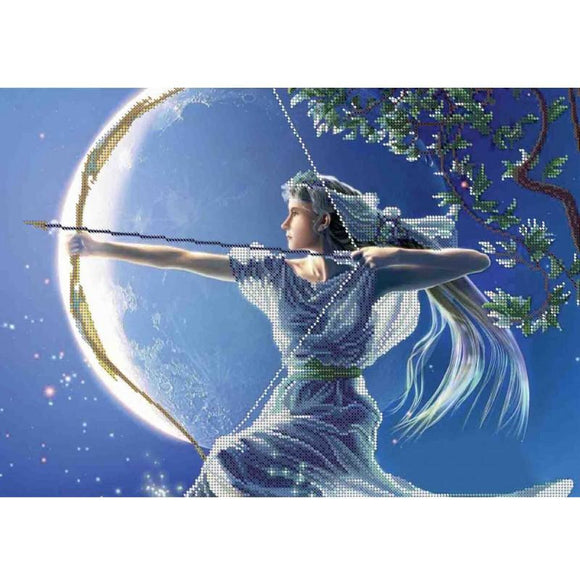 Bead Embroidery Kit MOON ARCHER Beadwork - Marlena.shop