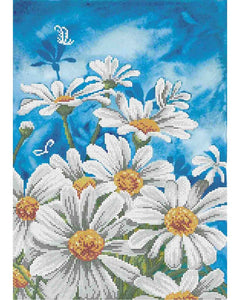 Bead Embroidery Kit DIY CHAMOMILE beads - Marlena.shop