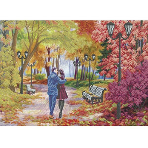 Bead Embroidery Kit AUTUMN ROMANCE Beadwork - Marlena.shop