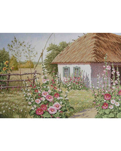 Bead Embroidery Kit MALVA AT THE HOUSE - Marlena.shop