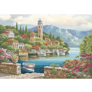 Bead Embroidery Kit CLOCK TOWER - Marlena.shop