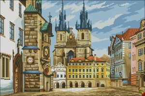 DIY Bead Embroidery kit Golden Prague