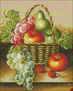 Fruit still life DIY Bead Embroidery kit