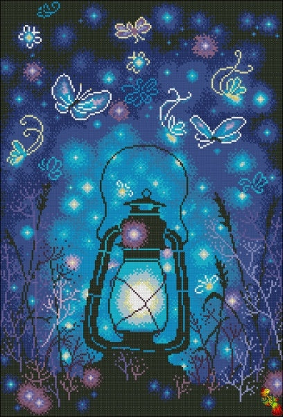 DIY Bead Embroidery KIT Magic lantern