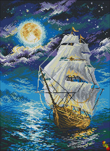 DIY Bead Embroidery kit A fabulous ship