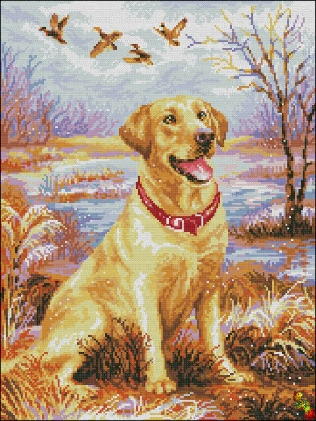 DIY Bead Embroidery KIT Autumn hunt