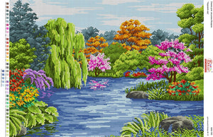 Bead Embroidery kit Wonderful garden