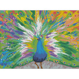 Bead Embroidery Kit rainbow peacock - Marlena.shop