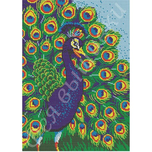 DIY Bead Embroidery Needlepoint Beading peacock - Marlena.shop