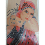 Bead Embroidery Kit Needlepoint lady dance - Marlena.shop