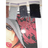 DIY 3d bead picture, Bead Embroidery Kit lady in a hat - Marlena.shop