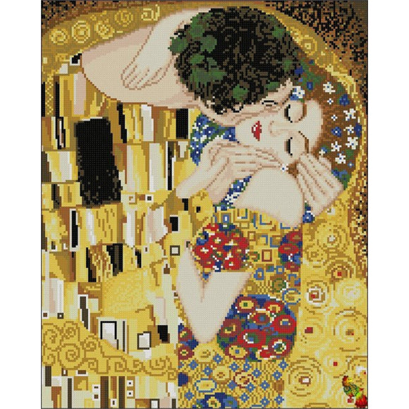 BIG picture DIY Bead Embroidery Kit Gustav Klimt 