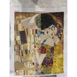 BIG picture DIY Bead Embroidery Kit Gustav Klimt "KISS" - Marlena.shop