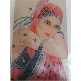 Bead Embroidery Kit Needlepoint lady dance - Marlena.shop