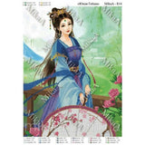 Bead needlepoint kit,  geisha bead picture DIY - Marlena.shop