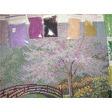 Bead Embroidery Kit Needlepoint Japanese Garden - Marlena.shop