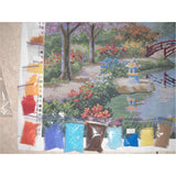 Bead Embroidery Kit Needlepoint Japanese Garden - Marlena.shop