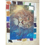 bead DIY Embroidery Kit animal beast lion - Marlena.shop