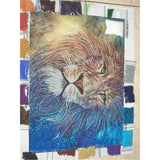 bead DIY Embroidery Kit animal beast lion - Marlena.shop