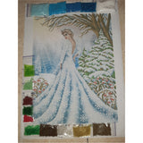 Bead Embroidery Kit, DIY Girl-Winter picture - Marlena.shop